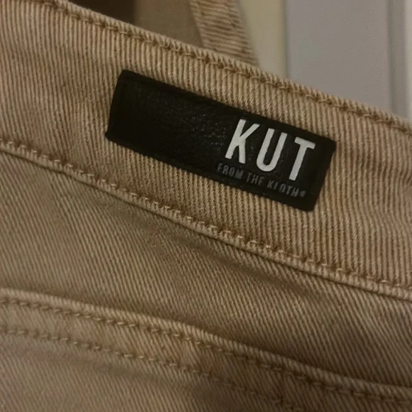 HP 🎉 Kut from the Kloth Jessica tan /brown / mustard overalls. - Picture 11 of 16